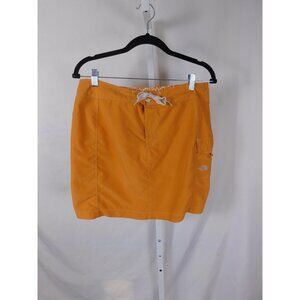 The North Face Skirt Womens 10 Orange Board Swim Beach Outdoor Pocket Polyester